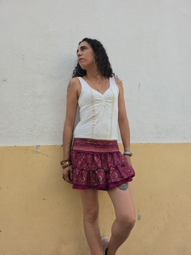 Mini Saia Behti 02 - Raja Pura - Loja online de vestuário étnico