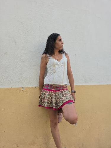 Mini Saia Behti 04 - Raja Pura - Loja online de vestuário étnico