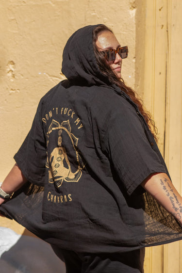Camisa Chacras Preta - Raja Pura - Loja online de vestuário étnico