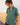 Camisa Asha étnica unisex algodão leve verde escuro crinkle botões coco tingida mão Raja Pura