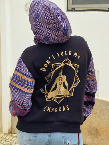 Camisola "Don't f*ck my chakras" 03 - Raja Pura - Loja online de vestuário étnico