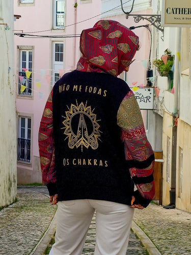 Camisolas "Não me f*das os Chakras" 04 - Raja Pura - Loja online de vestuário étnico