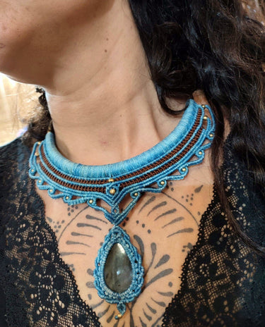 Colar macramé Anaya - Raja Pura - Loja online de vestuário étnico