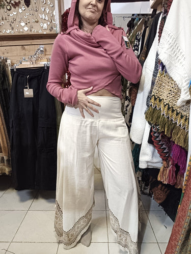 Cross top + Block print Trousers - Raja Pura - Loja online de vestuário étnico