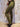 Leggings Mati yoga algodão verde screen print artesanal lótus sol olho místico Raja Pura - vista de lado