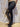 Leggings Mati yoga algodão preto screen print artesanal lótus sol olho místico Raja Pura - vista de lado
