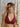 Top Boondi yoga halter viscose algodão vermelho nó central pendente dourado Raja Pura - vista de frente
