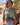 Top Kora crop étnico algodão menta block print tribal franjas artesanais Raja Pura - vista retrato frente