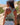Top Kora crop étnico algodão menta block print tribal franjas artesanais Raja Pura - vista retrato costas