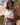Top Seva crop étnico algodão musselina branco laço ajustável Raja Pura - vista retrato 3/4