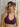 Top Ziva yoga pilates halter viscose algodão rozo franzido central Raja Pura - vista frente
