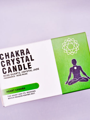 Vela Chakra Crystal Heart Chakra - Raja Pura - Loja online de vestuário étnico