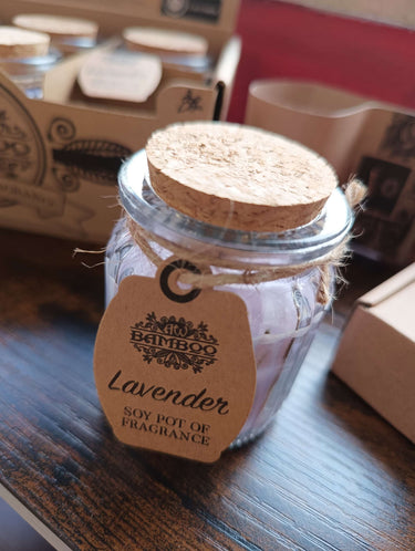 Vela de soja de lavanda - Raja Pura - Loja online de vestuário étnico