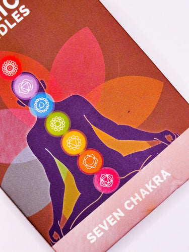 Velas Manifest Magic 7 chakras - Raja Pura - Loja online de vestuário étnico