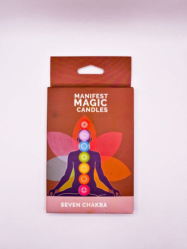 Velas Manifest Magic 7 chakras - Raja Pura - Loja online de vestuário étnico