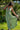 Vestido Agni maxi étnico menta algodão natural contas douradas Raja Pura - vista corpo inteiro frente