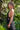 Vestido Agni maxi étnico preto algodão natural contas douradas Raja Pura - vista retrato lado