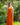 Vestido Agni maxi étnico terracota algodão natural contas douradas Raja Pura - vista corpo inteiro frente