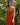 Vestido Agni maxi étnico terracota algodão natural contas douradas Raja Pura - vista retrato frente