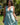 Vestido Ananda maxi étnico algodão musselina menta tribal Raja Pura - vista retrato frente