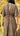 Vestido Bindu maxi étnico algodão block print tribal chevrons cintura ajustável Raja Pura