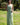Vestido Pradera maxi étnico algodão crepe cor menta alças finas Raja Pura - vista corpo inteiro frente