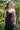Vestido Pradera maxi étnico algodão crepe cor preto alças finas Raja Pura - vista retrato frente