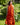 Vestido Priya maxi étnico cor terracota algodão gola enrolada Raja Pura - vista corpo inteiro frente