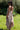 Vestido Tara maxi étnico algodão branco franjas artesanais tribal Raja Pura - vista corpo inteiro costas