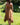 Vestido Tara maxi étnico algodão castanho franjas artesanais tribal Raja Pura - vista corpo inteiro costas