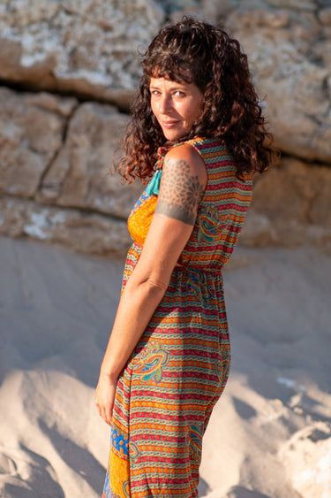 Vestido Tejas 05 - Raja Pura - Loja online de vestuário étnico