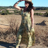 Vestido Anatólia 04 maxi étnico seda sari reciclado ombros ajustáveis vista frente Raja Pura