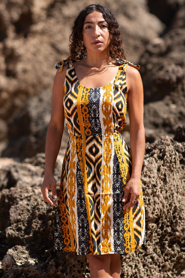 Vestido Ikat 01 - Raja Pura - Loja online de vestuário étnico