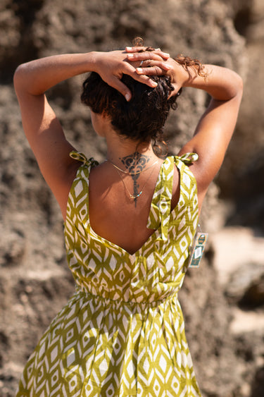 Vestido Ikat 04 - Raja Pura - Loja online de vestuário étnico
