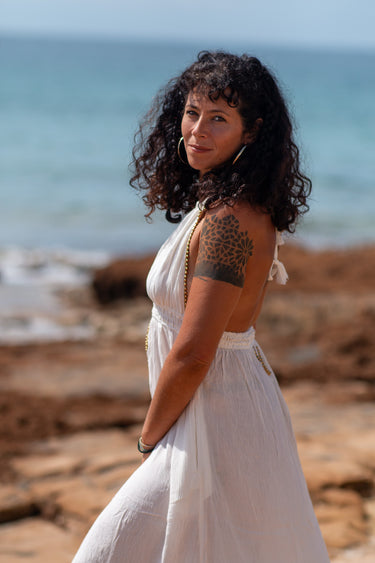 Vestido Agni branco - Raja Pura - Loja online de vestuário étnico