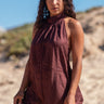 Vestido Priya castanho - Raja Pura - Loja online de vestuário étnico