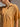 Camisa Asha étnica unisex algodão leve laranja torrado crinkle botões coco tingida mão Raja Pura detalhe