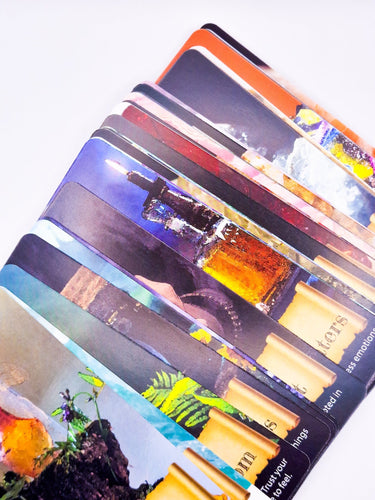 Cartas de oráculos Cristais e Elixir - Raja Pura - Loja online de vestuário étnico