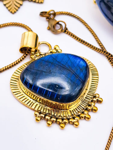 Colar Labradorite - Raja Pura - Loja online de vestuário étnico