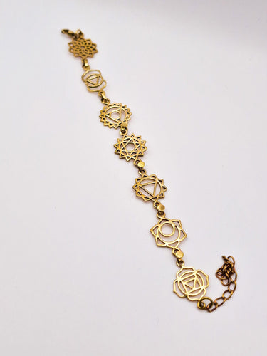 Conjunto Chakras Dourado 03 - Raja Pura - Loja online de vestuário étnico