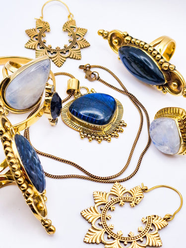 Conjunto Labradorite - Raja Pura - Loja online de vestuário étnico
