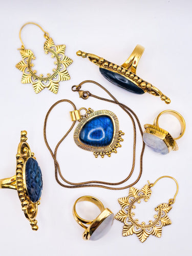 Conjunto Labradorite - Raja Pura - Loja online de vestuário étnico