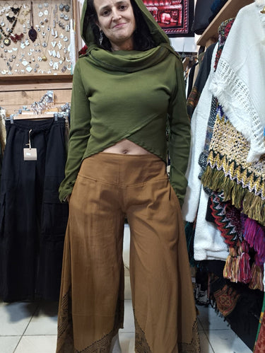 Cross top + Block print Trousers - Raja Pura - Loja online de vestuário étnico