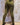 Leggings Mati yoga algodão verde screen print artesanal lótus sol olho místico Raja Pura - vista de costas