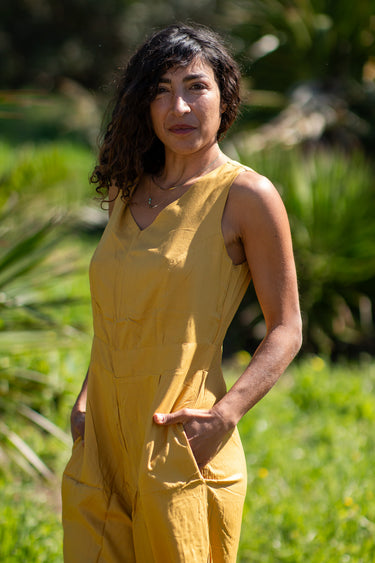 Macacão Maya amarelo - Raja Pura - Loja online de vestuário étnico