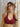 Top Ziva yoga pilates halter viscose algodão vermelho franzido central Raja Pura - vista frente