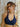 Top Ziva yoga pilates halter viscose algodão azul marinho franzido central Raja Pura - vista frente