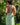 Vestido Agni maxi étnico menta algodão natural contas douradas Raja Pura - vista retrato costas
