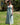 Vestido Ananda maxi étnico algodão musselina menta tribal Raja Pura - vista corpo inteiro frente