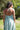 Vestido Ananda maxi étnico algodão musselina menta tribal Raja Pura - vista retrato costas